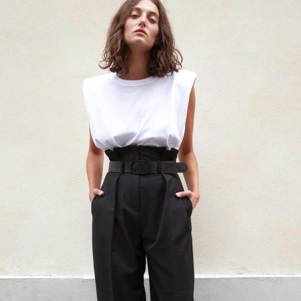 The Frankie Shop white Eva t shirt